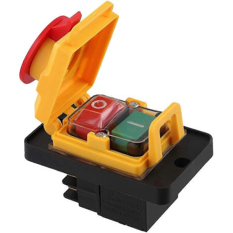 Interrupteur électromagnétique à bouton magnétique KJD12 16A 250V pour outils électriques, protection contre les sous-tensions et les surcharges S2024122791 SZRH AC (1/5)