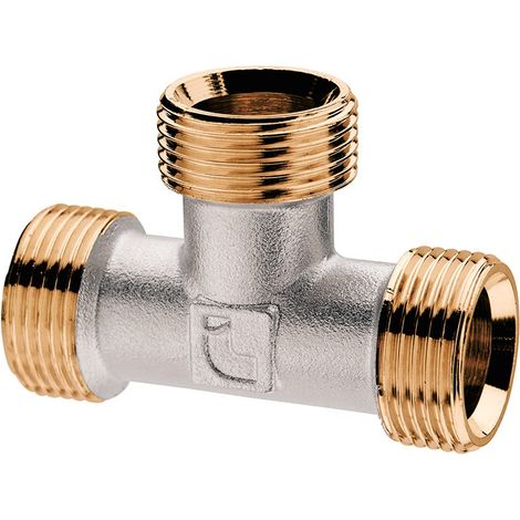 Raccordo a TEE a compressione per tubo rame MMM 1/2"
