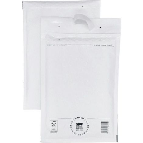 Enveloppes à bulles G17 BLANCHES E-PACK x100 pièces