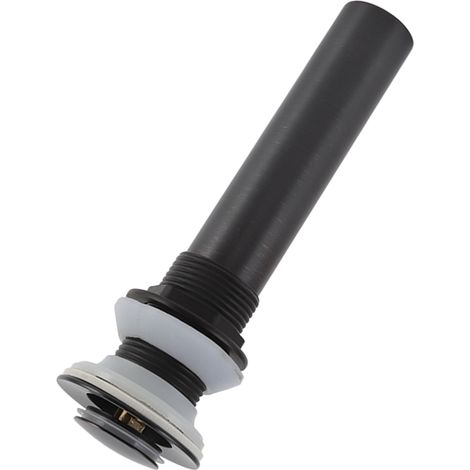 Bonde de lavabo en laiton ou en acier inoxydable à clapet, sans trou de trop-plein, accessoires de cuisine, accessoires de cuisine (1/5)