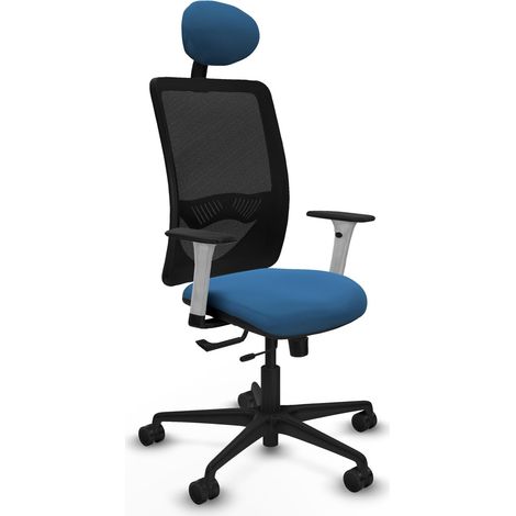 Silla de oficina piqueras y crespo Zulema blanco cómoda ajustable (1/2)