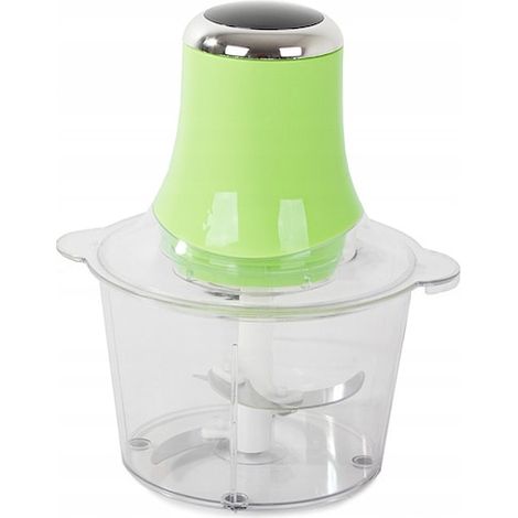 Tritatutto elettrico per frutta e verdura, acciaio inox, 220/240V, 300W, 25x22 cm, verde (1/5)