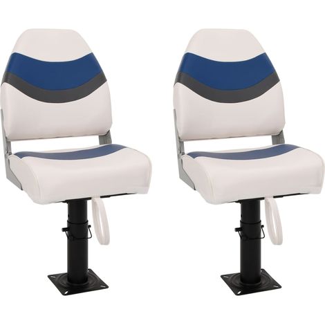 Maison Exclusive - Sedili Barca con Supporto 2pz Altezza Regolabile Girevole 360°