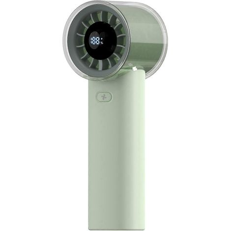 Ventilateur portatif haute vitesse avec affichage numérique LED (vert) (1/4)