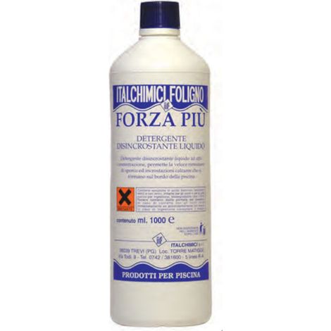 Detergente Disincrostante Liquido Forza Piu per Piscine 1000ml