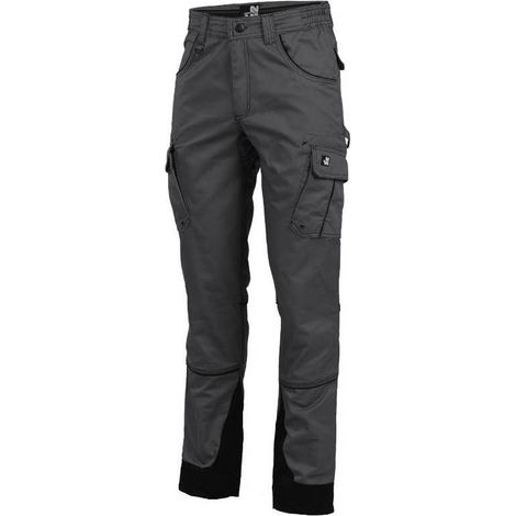 Pantalon de Travail Antras - Taille 40 - Gris - Résistant et Confortable - D-Work