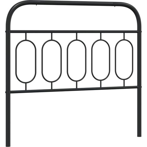 Tête de lit,Panneau décoratif métal noir 107 cm CFW1037651 (1/5)