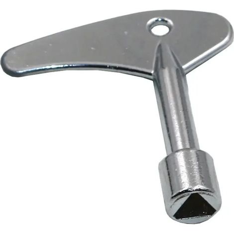 Clé triangulaire intérieure simple pour ouverture de compteur d’eau et maintenance de robinets, outil portable pour plombiers, 1 pièce (1/5)