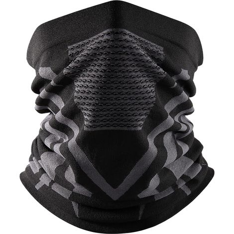 1 Stück atmungsaktive Sport-Halsmanschette, Anti-Kälte-Halbgesichtsmaske, Motorrad-Halsmanschette, Winter-Fleece-Gesichtsschutz, erweiterte winddichte Gesichtsabdeckung, zum Skifahren, Snowboarden, Wa
