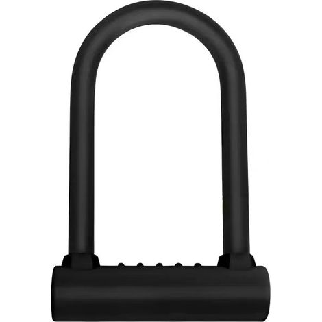 U-förmiges Fahrradschloss, schwarz, Sicherheitsstufe 4