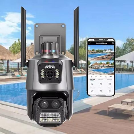 TRADE SHOP - Telecamera Per Sicurezza Domestica Wireless Esterna Zoom 8x Cam Video Sorveglianza - (1/5)