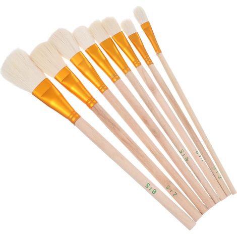 Pinceaux Pollinisateurs Manuels Lot de 8, Brosses pour Tomates et Arbres Fruitiers, Kit D’Outils de Pollinisation pour Jardiniers Amateurs en Extérieur (1/5)