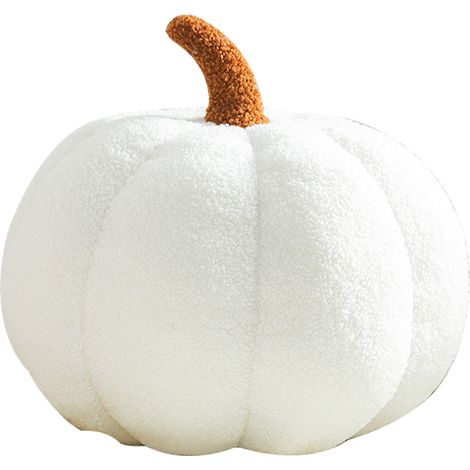 Coussin décoratif citrouille réaliste, coussin de canapé, coussin de siège, peluche d'Halloween (emballage sous vide) (1/2)