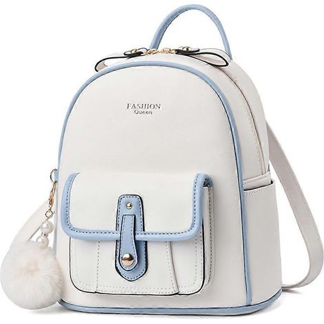 Mochila pequeña para mujer, mini mochila de viaje de nailon, bolso de hombro bonito y ligero para niñas. (1/3)