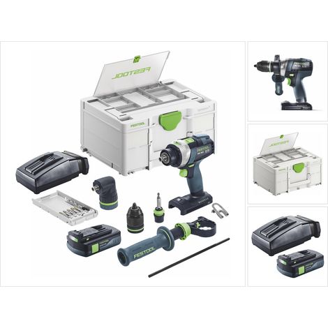 Festool TPC 18/4 I-Basic-Set Akku Schlagbohrschrauber 18 V 75 Nm Brushless + 1x Akku 3,0 Ah + Ladegerät + Systainer