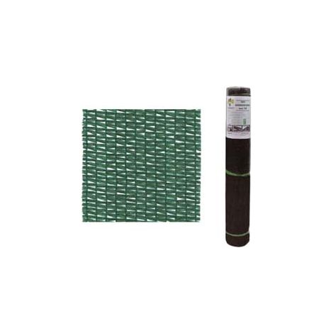 RETE OMBREGGIANTE NORMALE 90% VERDE IN MINIROLL- - mt.4h. rot. mt.5 - 1 rotolo T-REX