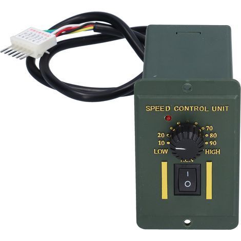 Variateur de vitesse moteur régulateur précis ABS contrôleur électrique à bouton pour machine de transmission AC 220V 6W (1/5)