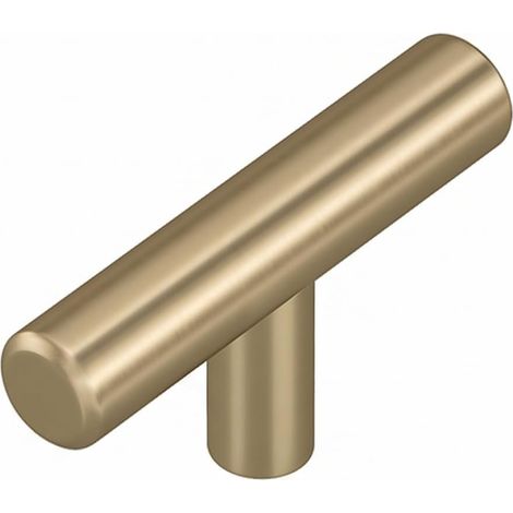 Möbelgriffe, Schubladengriffe, Einlochgriffe, T-Griffe für Küchenmöbel (gold, 1 Stück) (1/5)