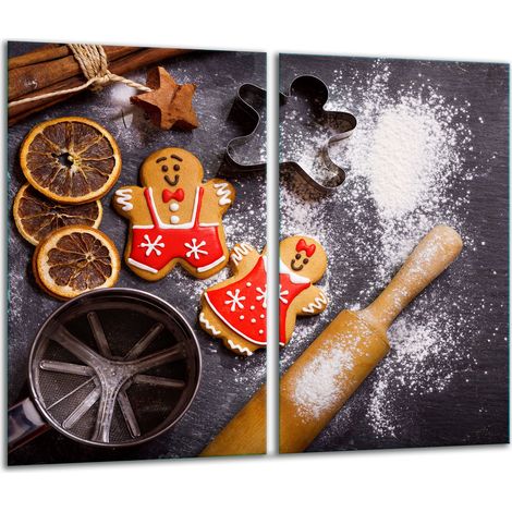 2x 30x52 Glasschneidebretter Weihnachten (1/5)