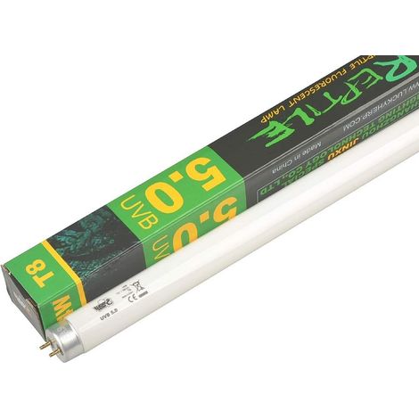 Lampe de terrarium tropical, tube fluorescent pour reptiles, T8, 14 W (1/4)