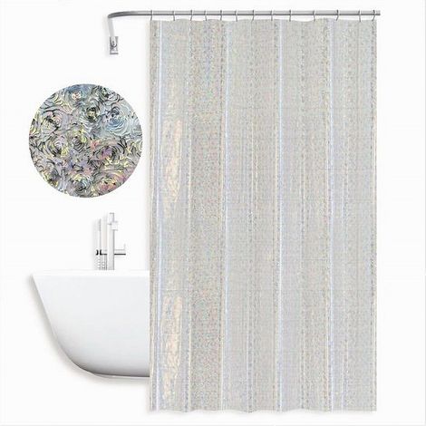 Trade Shop - ÄNDERUNG FÜR DIE SCHIFFE VON BATHROOM REFLESS MIT 12 GANCI 240 X 180CM 87188 -