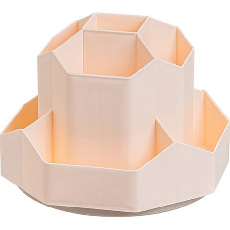 Irovami Porte-crayons rotatif 9 emplacements – 360°, bureau, pinceaux – Idéal pour maison, bureau, école (1/5)