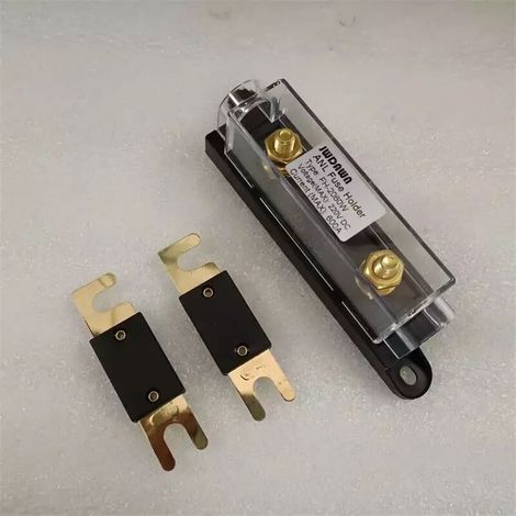 1X bloc porte-fusible ANL + 2X 400A 400 Amp fusible ANL chariot de Golf boulon boulon sur fusible camping-car tracteur Wagon caravane Camping bateau (1/4)
