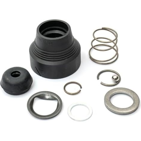 Nez de mandrin SDS de rechange pour perceuse Bosch GBH2-20 2-24 2-26 - Pièce de rechange durable en métal et caoutchouc - Finition noire (pour GBH2-26/28) (1/5)