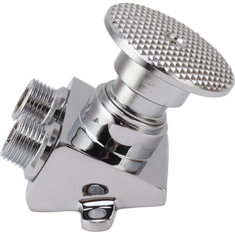 Kupferner, fußbetätigter Wasserhahn, berührungsloses Wasserventil-Set für Badezimmerwaschbeckenarmatur (1/5)