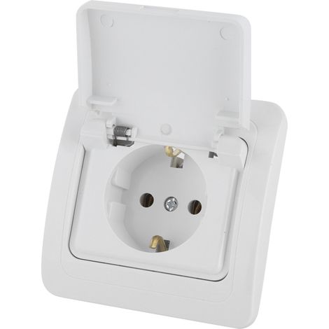 Boîte de prise électrique 16A 250V, étanche, pour camping-car, bateau, fourgon, yacht (1/5)