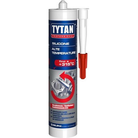 1PZ SILICONE ALTA TEMPERATURA  ml. 300 - Rosso