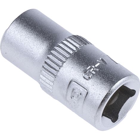 Rs Pro – Douille hexagonale 7mm – Entraînement carré 1/4'' – Acier chrome vanadium – Pour travaux de mécanique – Finition sablée