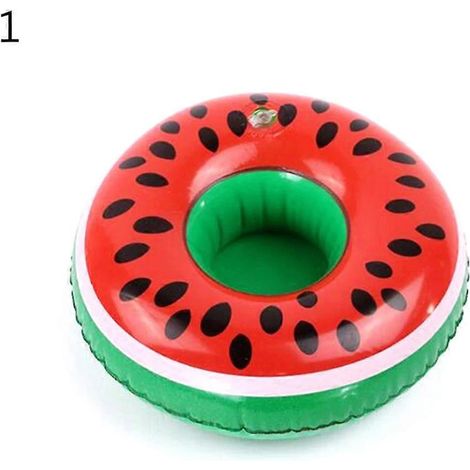 1 porte-gobelet flottant gonflable, porte-boisson, porte-gobelet de piscine, jouet flottant, sous-verre pour bouteille, jouet pour enfants (1/5)