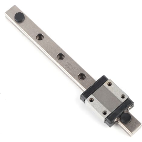 Rail de guidage linéaire de haute précision, stable, robuste, durable, compact et léger pour projets CNC et DIY, 150 mm (1/5)