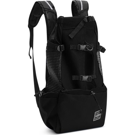 1 Sac À Dos Pour Chien, Polyester Respirant, Fond Renforcé, Bandes Réfléchissantes, Randonnée Voyage (1/5)