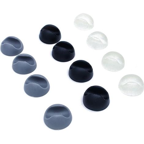 Lot de 8 protections de pieds en épingle à cheveux pour pieds de table basse et pieds de chaise en métal antidérapants pour pieds de meubles pour patins en PVC (gris) (1/5)
