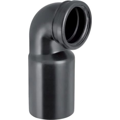 CURVA DI SCARICO WC A 90° PER VASO SOSPESO Ø90 mm