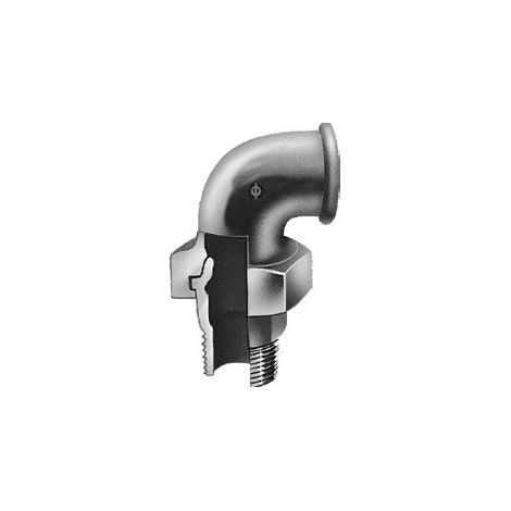 98 - Bocchettone curvo MF 1/2" conico in ghisa zincata 09805003 - -  EURACCORDI - -