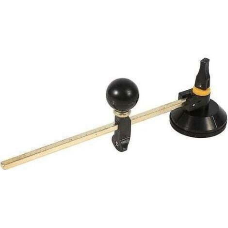 Runder Glasschneider mit Saugnapf, Diamant-Rundmesser für professionelle Hobby-Glasschneider – Durchmesser 300 mm (1/5)