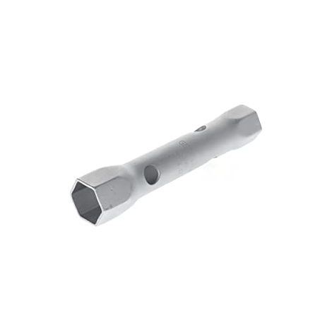 GEDORE Chiave a Tubo Doppia, 27 e 32 mm, Chiave a Tubo Esagonale, Lunga 195 mm, Chiave a Pipa Doppia per Dadi, Chiave a Bussola Meccanico, 26 R 27 x 32, Acciaio Cromato (1/4)