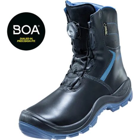 [GEBRAUCHT] B-Ware Atlas Stiefel Boots Gtx  985 Xp Thermo Royalblau Schwarz S3 Weite 10 Größe 43