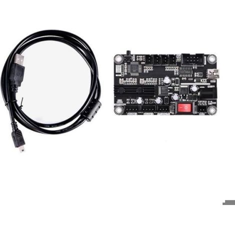 Carte De Commande Grbl - 2 Axes - Interface Usb Ch340 - Pour Machine Cnc Et Graveur - Compatible Arduino Nano Atmel 328p - A4988 - 1 Pièce (1/5)