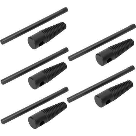 Ensemble de 5 extracteurs de tuyaux d'eau cassés de 1/2 po, en acier à haute teneur en carbone avec tige (1/5)