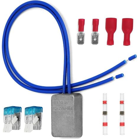 Soft-start module included, soft start 15A 230V, installation kit for power tools such as circular saw, miter saw, hand circular saw, resistance (1/5)