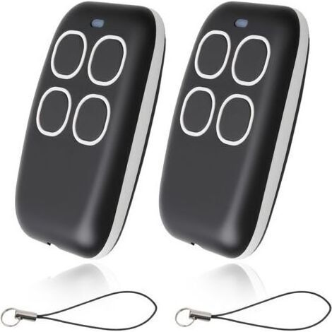 2PCS Télécommande Universelle Portail Garage de 280–868 MHz Universel 4 en 1 Multifréquence Porte Garage Rolling Code Telecommande Compatible avec Came TOP432EE/ EV/NA, Pile CR2032 Incluse (1/5)