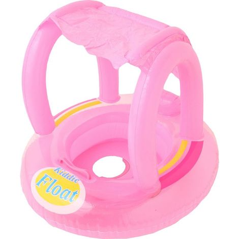 Babyschwimmring – mit Sonnendach – integriertem Sicherheitssitz – aus umweltfreundlichem PVC – für Außen- und Innenpools – 1 Stück (1/5)