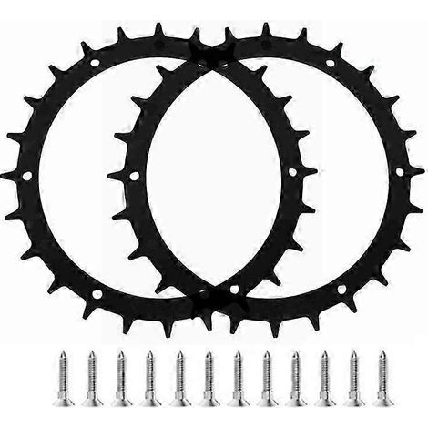 Compatible For Bosch Indego M+ 700 / M 700 / S+ 500 / S 500 / XS 300 Lawn Mower 2 RSWB-01 Spikes + 12 Self-Tapping Screws (1/5)