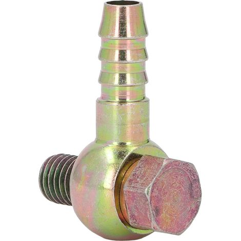 Boulon banjo d'eau turbo M10 x 1,5 mm à 3/8 po en acier inoxydable Kit de connecteur banjo de tuyau de conduite d'eau de turbocompresseur à bonne étan (1/5)