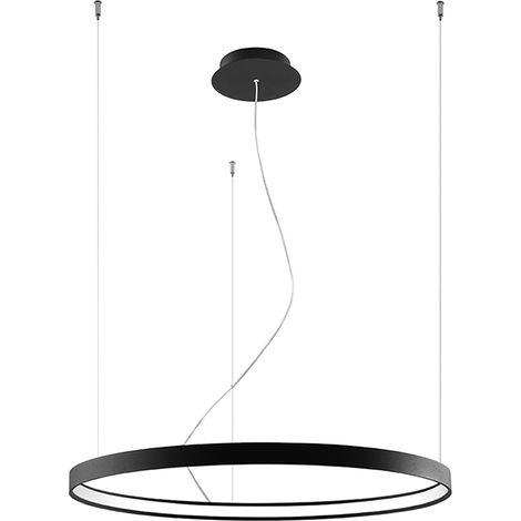 Pendellampe Hängeleuchte Wohnzimmerlampe schwarz LED Esstischlampe schwarz 150cm (1/5)