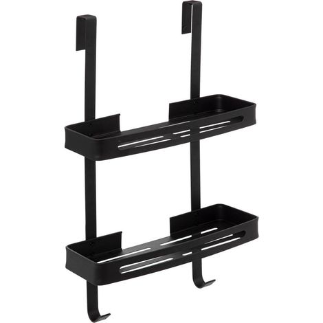 Blackalu, piatto doccia a 2 livelli, stick adesivo nero - 5five